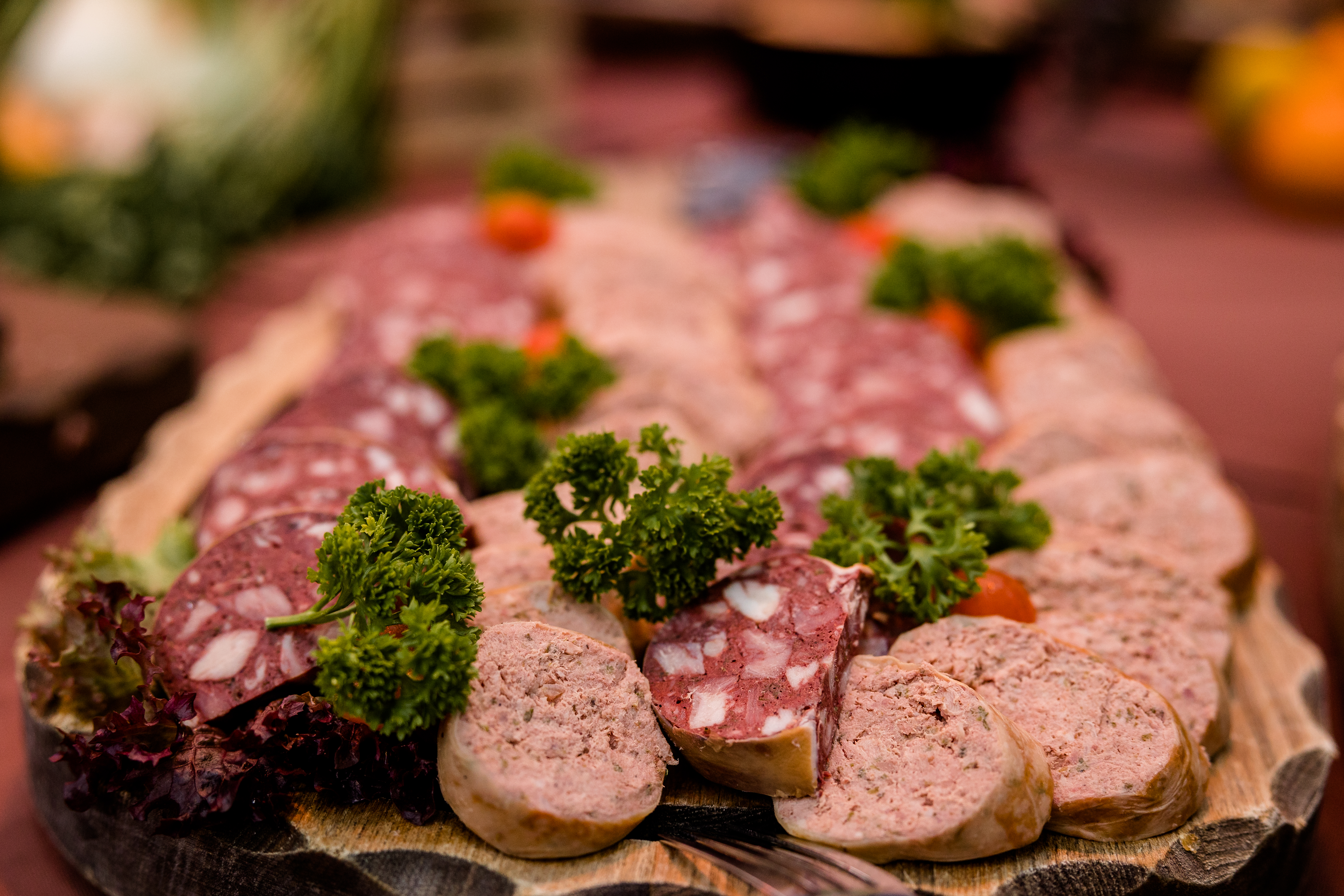 Gutsleberwurst mit Kasselerstückchen (200g)